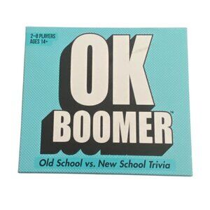OK Boomer -Old School vs. New School Trivia Game, Goliath, Includes 220 Cards